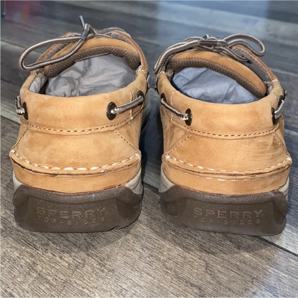 Authentic Sperry Top Sider men's designer leather boat shoes sz 7
